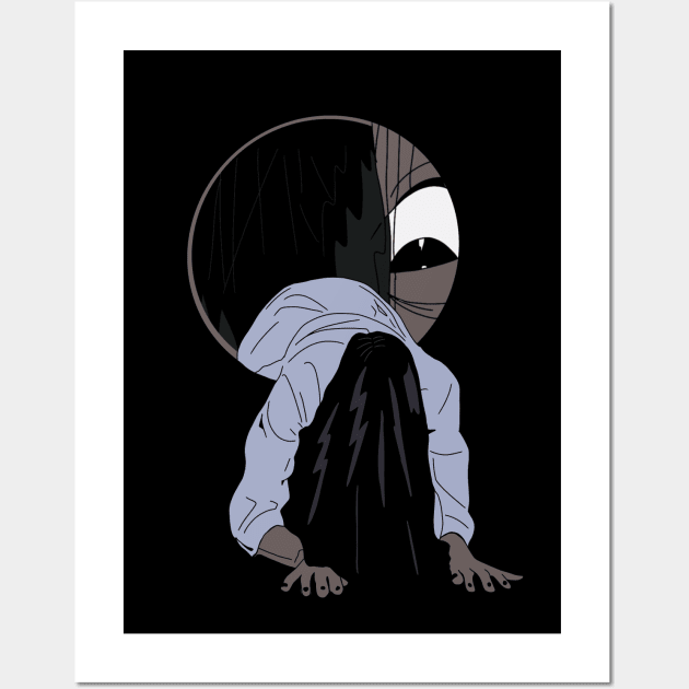 Sadako's Fury Wall Art by pinxtizzle